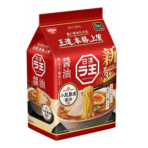 日清拉王醬油風味拉麵3入