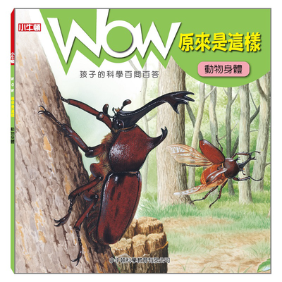 [小牛頓]WOW原來是這樣：動物身體 適合5-8歲 平裝全綵 科學百問百答 附朗讀有聲書