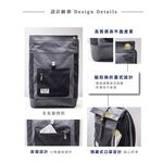SOLIS 德克薩斯系列 12吋平板電腦後背包-牛仔黑, , large