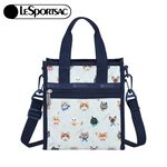 |快速出貨|Lesportsac Mini N/S Tote 小方型 手提 肩背 托特包 購物袋 送禮-晴空貓語, , large
