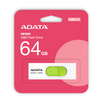 【ADATA 威剛】UV320 64G 白色 USB 3.2 Gen 1 高速 隨身碟, , large