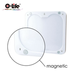 【O-Life】Magnetic wall-mounted storage E style beige, , large