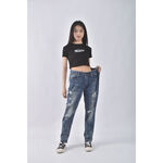 (3XL) american eagle丹寧牛仔質感棉質仿舊藍色長褲二手衣, , large