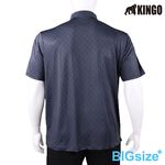 KINGO-大尺碼-男款 排汗POLO衫-深藍-413204, , large