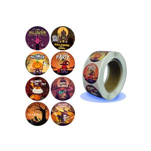 【Halloween萬聖派對】500入萬聖經典南瓜貼紙