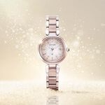 CITIZEN 星辰 XC 水耀光 光動能鈦金屬電波女錶 送禮推薦-29mm ES9467-71Y, , large