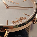 [星晴錶業]COACH手錶,36mm,CH00113白色錶面玫瑰金錶殼玫瑰金色米蘭錶帶款, , large