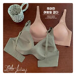 [夢巴黎]  裸感內衣 無痕內衣 無鋼圈內衣 大尺碼內衣 乳膠內衣 果凍內衣 女生內衣 內衣 胸罩 外擴內衣 漫畫胸, , large