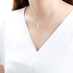 【Angel & Me】Cute Daisy Flower s925 sterling silver necklace Birthday gift, , large