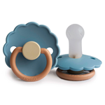 FRIGG Daisy - Round Silicone Pacifier - Breeze - Size 2, , large