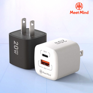 Meet Mind 20W GaN PD Charger USB-A+USB-C