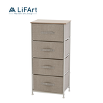 4 Drawer Fabric Storage Bins, , large