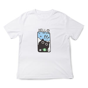 JZ TEE Black Cat - HELLO Graphic Tee