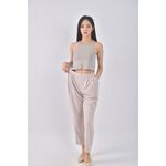 (M) vicky高腰質感西裝杏色長褲二手衣, , large