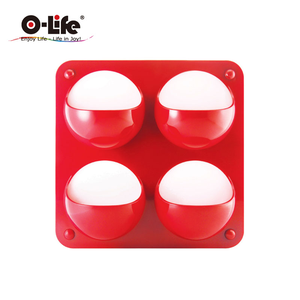 【O-Life】Magnetic wall-mounted storage D style red