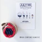 [美國 JULY NINE] 18"吋 壽司包 可收納式托特包 肩背/尼龍提把(灰/灰), , large