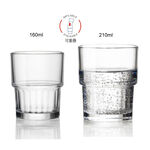 Bormioli Rocco 可堆疊 可疊式強化水杯 Lyon系列 160ml 金益合玻璃器皿, , large