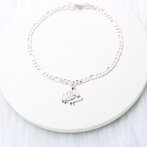 【Angel & Me】可愛 刺蝟 s925 純銀 手鍊 腳鍊 生日 情人節 女朋友 禮物