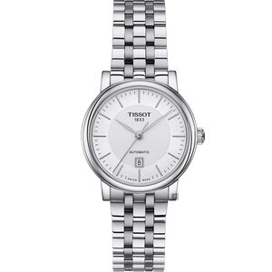 TISSOT天梭 Carson 經典機械女錶-30mm  T1222071103100