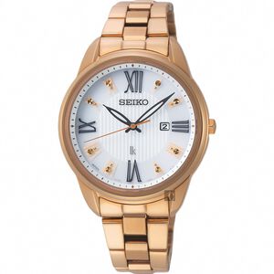 SEIKO 精工 LUKIA 動人時光太陽能女錶-32.9mm V137-0DC0K(SUT364J1)