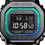 CASIO 卡西歐 G-SHOCK 全金屬 彩虹光譜 太陽能電波手錶-個性黑 GMW-B5000BPC-1, , large