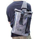 【Niche 樂奇】捲摺式單肩後背包 N-5206 防水跨肩背包 戶外休閒斜肩背包, , large