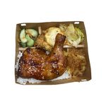 美安大會便當-烤骨腿飯, , large