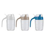 按壓式油壺 玻璃油壺 300ml 健康油壺【Ho覓好物】 油壺 調味瓶 醬油瓶 油瓶 玻璃油瓶 玻璃調味瓶 YDX404, , large