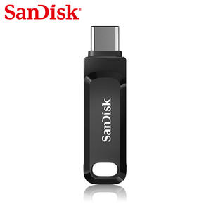 【SanDisk】Ultra GO 128G 黑色 TYPE-C USB 3.2 雙用 OTG 旋轉隨身碟 讀取速度 400MB/s