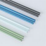 【Oolab 良杯製所】 Ecozen 透明斜口粗/細吸管 26cm (六色), , large