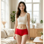 【伊柔 EVEROY】3D立體提托無痕平口褲｜隱形提臀 x 不勒腿不捲邊 M-XL適穿 W067, , large