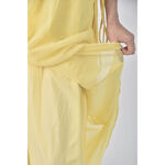 (S) 吊帶無袖黃色洋裝二手衣, , large