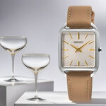 SEIKO 精工 CS系列 城市簡約長方形女錶 SWR089P1/4N30-00L0P, , large