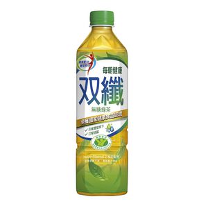 每朝健康雙纖綠茶650ml