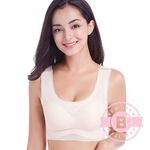 《B+大尺碼專家》運動內衣-膚/黑/藍-0302017, , large