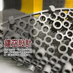 GS MALL 台灣製造 一組8入 毛刷防滑透水拼接地墊 30x15cm 拼接毛刷 地墊 清潔墊 毛刷地墊 防滑地墊, , large