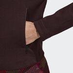Adidas W HTR JKT 女 外套 運動 訓練 休閒 保暖 防風 立領 合身 短版 酒紅 [CZ8999], , large
