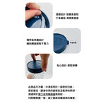 WildJar Plastic Mason Jar Lids Wide Mouth-blue, , large
