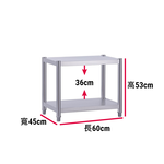 【誠宜居家】60x45x53公分【 特厚款鋼板加粗加厚80%】(三層不鏽鋼置物架)-加強底部橫梁 收納架 不鏽鋼置物架 不銹鋼置物架 廚房不銹鋼置物架 置物架 家電架 廚房架 架子, , large