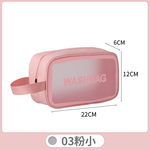 【B&B幸福雜貨】PVC防水盥洗包-粉色小號 CF9034A05-04, , large