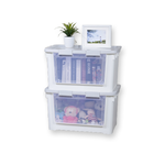 【真心良品】KEYWAY聯府 雙開式收納箱附輪70L -4入組-白色, , large