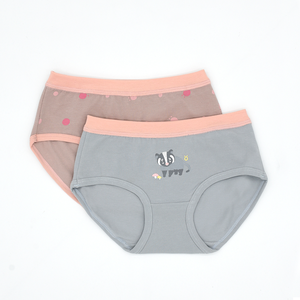 minihope歡樂森林女童三角褲(2件組D)