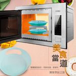金德恩 GS MALL 台灣製造 雙層食品加熱微波架 分隔架 置物盤 微波爐架 雙層微波架 收納微波架 微波架 雙層架, , large