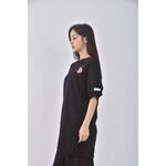 (M) uniqlo棉質動森聯名圖案純棉黑色短袖上衣二手衣, , large