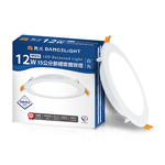 DanceLight舞光 4入組 雙節標認證 LED 12W 崁孔15cm嵌燈 索爾崁燈(白光LED-15"DOP12DES), 白光, large