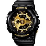 CASIO 卡西歐 Baby-G 黑金率性雙顯錶 BA-110-1ADR, , large