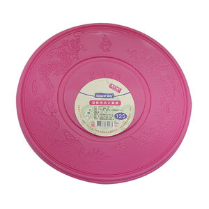 【免洗餐具】塑膠免洗12吋大圓盤(125)