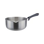 CLARE 可蕾爾 白金鋼316不鏽鋼雪平鍋料理鍋泡麵鍋單把鍋湯鍋 18cm無蓋-Leidea樂德兒, , large