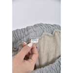 (3XL) gram高腰抽繩灰色長褲二手衣, , large