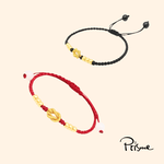【Prisme Gold】六緣圓滿黃金手環對組 (約0.08錢±0.02), , large